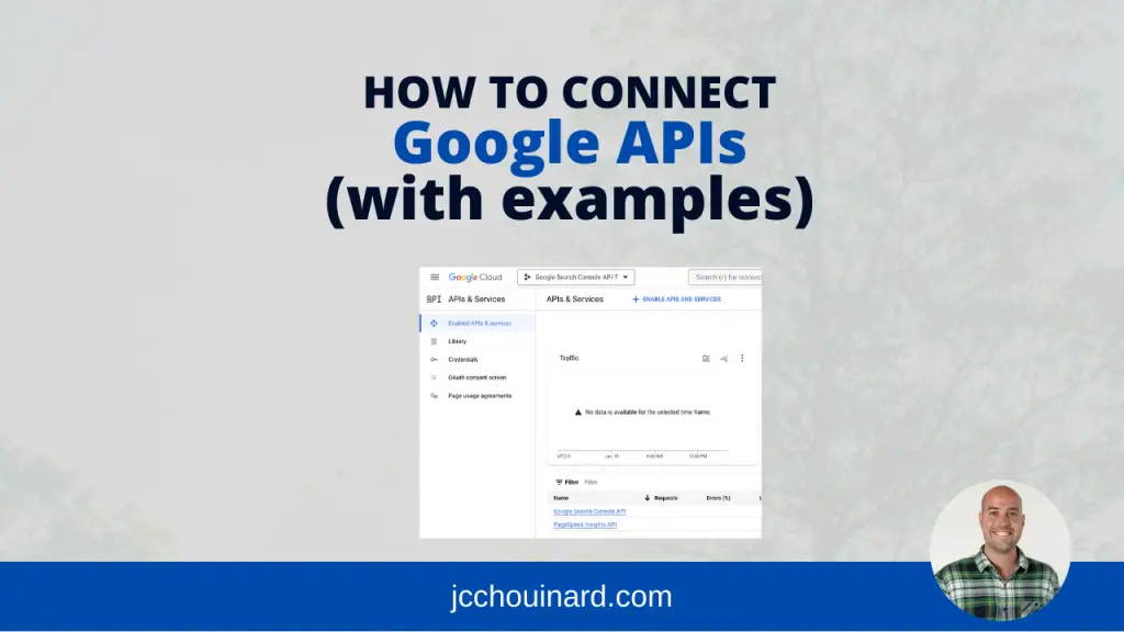 how to connect google apis with examples