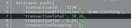 Store datalayer value in a GTM variable