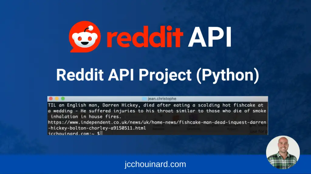 Reddit API project with Python, post to terminal