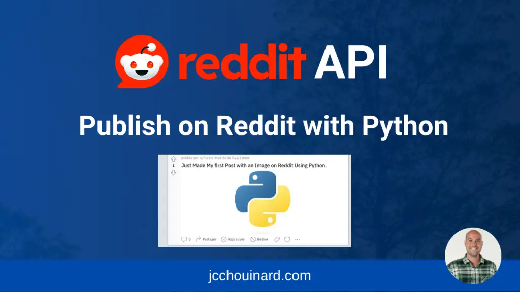 publish reddit api with python praw