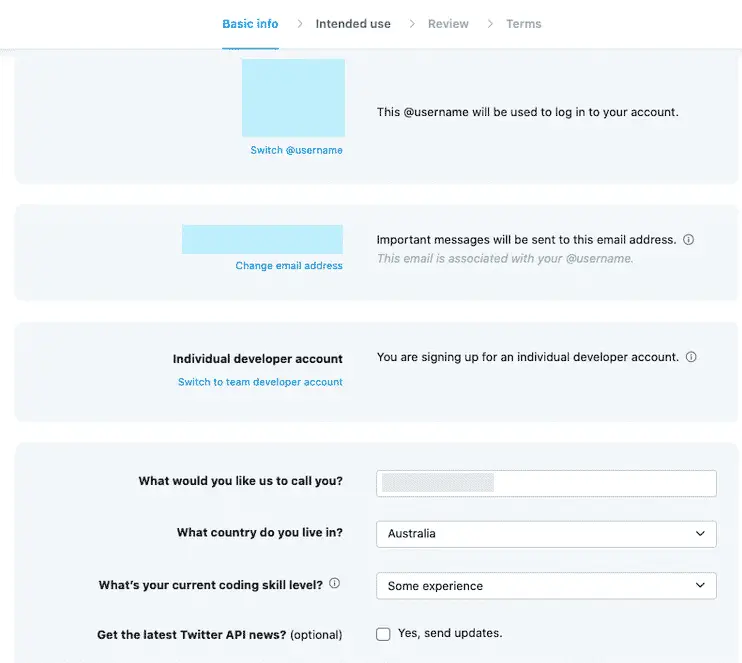 X Public Data (Twitter): Set up Twitter developer account - Supermetrics Support