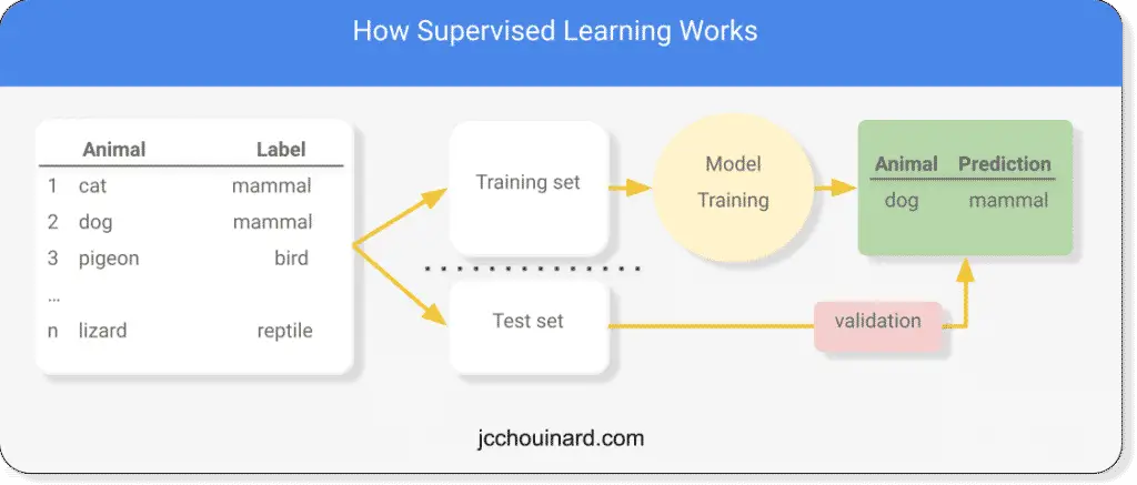 How supervised learning works