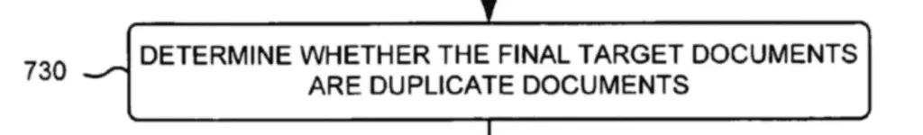 Determine whether the final target documents are duplicate documents