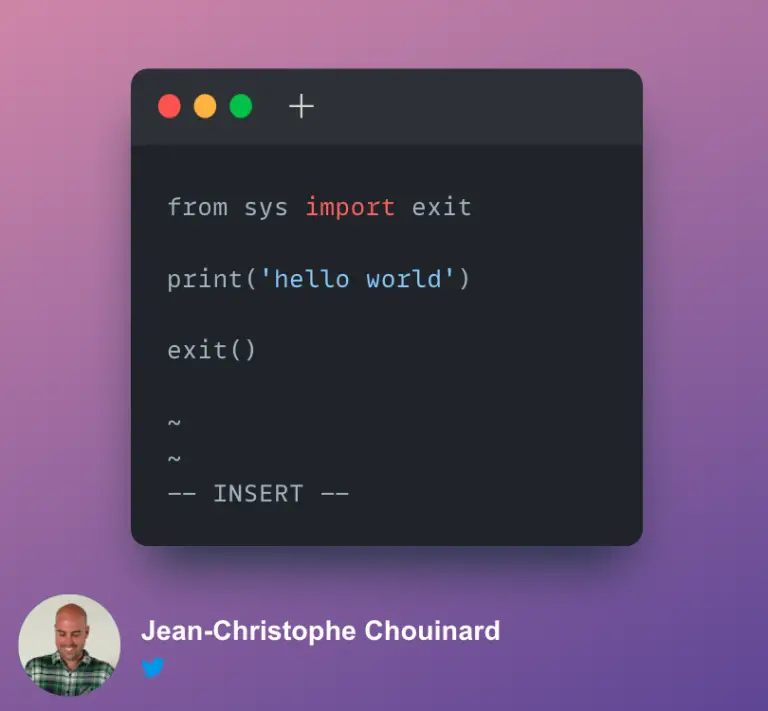 How to Create and Run a Python Script with Terminal Line