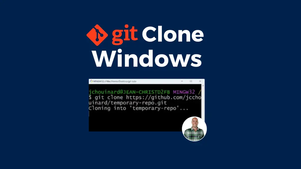 how to clone a github repository on windows