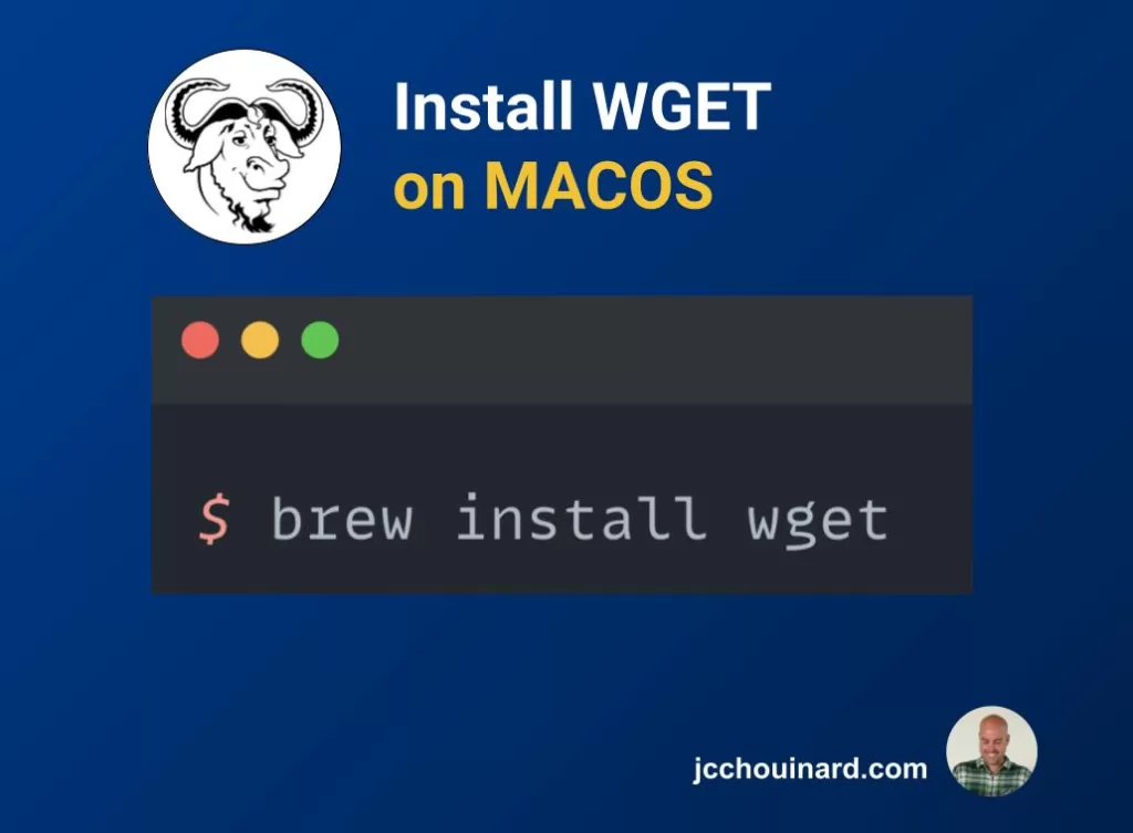 Install WGET on MACOS
