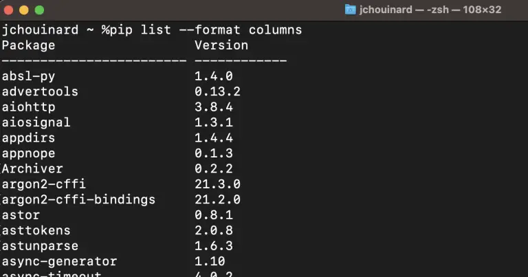 How to List Installed Python Packages (with/without Pip) - JC Chouinard