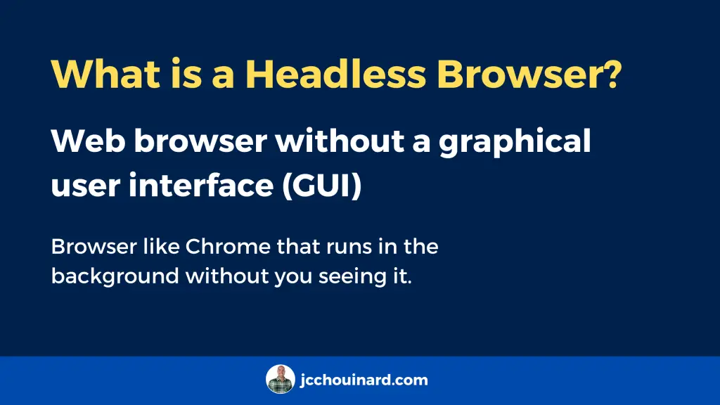 what is a headless browser