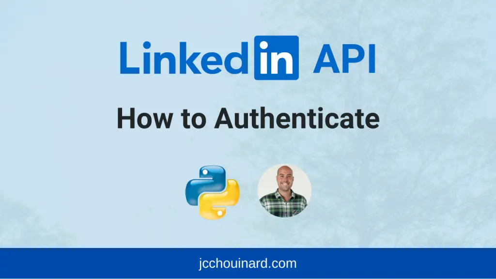 how to authenticate the linkedin API
