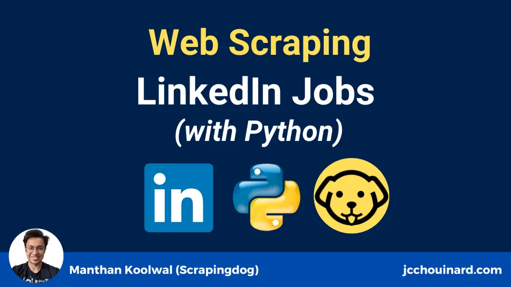 scrape linkedin jobs with Python